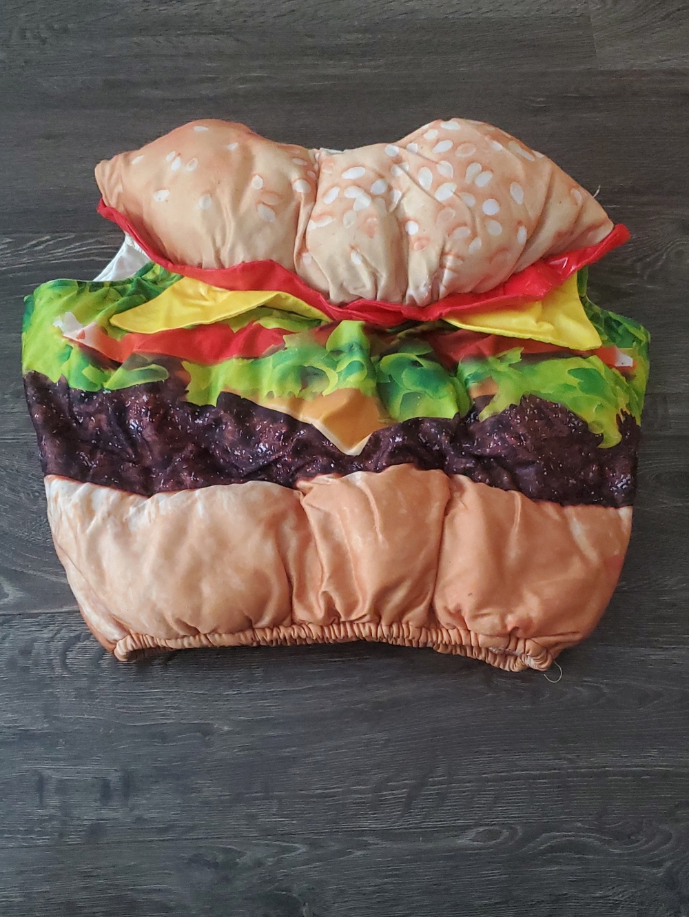 Spirit Halloween Kids Cheeseburger Costume ONE SIZE